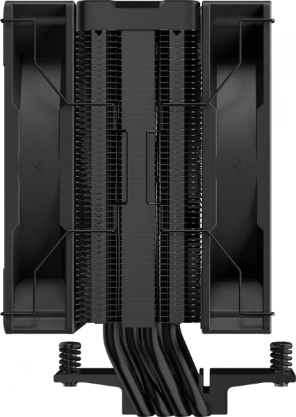 Устройство охлаждения(кулер) Deepcool AG400 Digital Plus ARGB Soc-AM5/AM4/1200/1700/1851 черный 4-pin 31.6dB Al+Cu LCD 220W 773gr Ret (R-AG400-BKADMP-G-1)