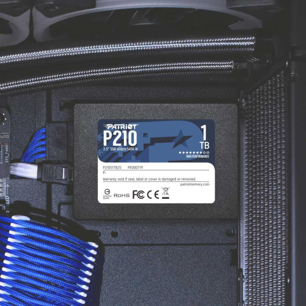 Накопитель SSD Patriot SATA III 1Tb P210S1TB25 P210 2.5"