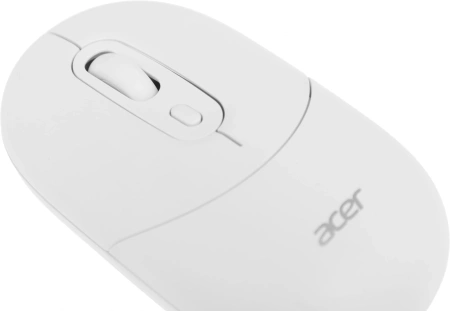 Мышь Acer OMR301 белый оптическая 1600dpi беспров. BT/Radio USB 4but (ZL.MCECC.01U)