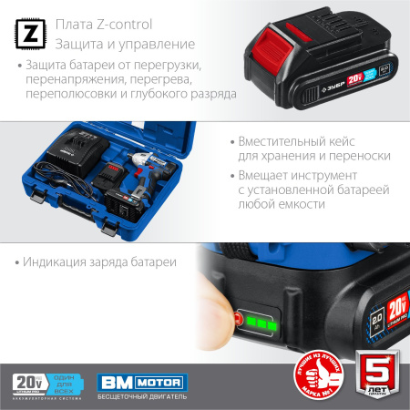 Гайковерт Зубр GB-250-22