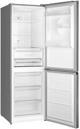 Холодильник Weissgauff WRK 185 Total NoFrost Inverter Inox 2-хкамерн. нержавеющая сталь инвертер