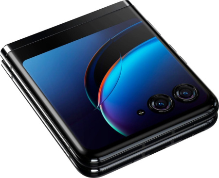 Смартфон Motorola XT2321-1 Razr 40 Ultra 256Gb 8Gb черный раскладной 3G 4G 1Sim 6.9" 1080x2640 Android 13 12Mpix 802.11 a/b/g/n/ac/ax NFC GPS GSM900/1800 GSM1900 TouchSc Protect