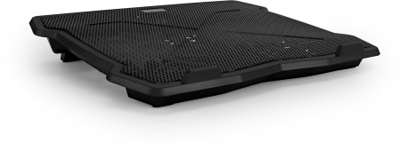 Подставка для ноутбука Buro BU-LCP150-B212 15" 335x265x22мм 74.35дБ 1xUSB 2x 140ммFAN 480г металлическая сетка/пластик черный