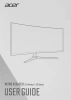 Монитор Acer 34" Nitro XZ342CUV3bmiiphx VA 2K чер 1ms HDMI DP M/M 400cd