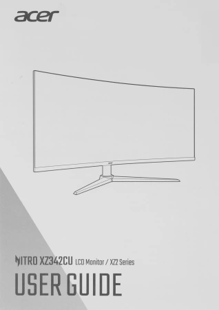 Монитор Acer 34" Nitro XZ342CUV3bmiiphx VA 2K чер 1ms HDMI DP M/M 400cd