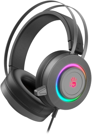 Наушники с микрофоном A4Tech Bloody G521S серый 2.3м мониторные USB оголовье (G521S)