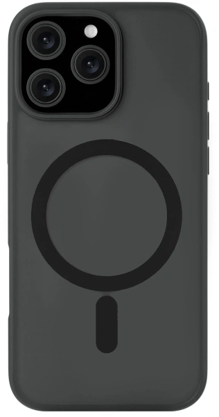 Чехол (клип-кейс) uBear для Apple iPhone 16 Pro Max Cloud with MagSafe черный (CS434BL69PMT-I24M)