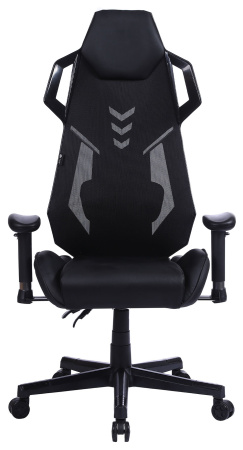 Кресло игровое Cactus CS-CHR-090BL черный эко.кожа/сетка крестов. нейлон