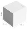 Подставка Deli ENS011WHITE Nusign 2отд. для письменных принадлежностей 84х84х86мм белый пластик