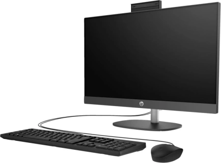 Моноблок HP ProOne 240 G10 23.8" Full HD i5 1335U (1.3) 8Gb SSD512Gb UHDG Free DOS GbitEth WiFi BT 90W клавиатура мышь Cam черный 1920x1080