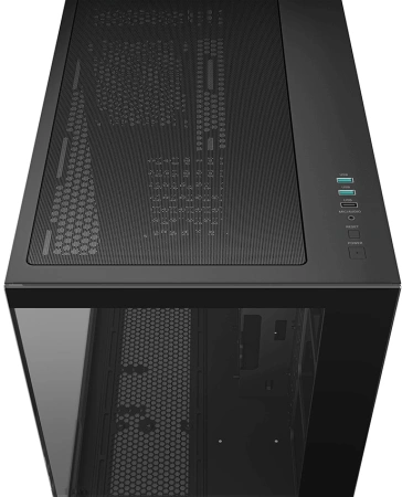 Корпус Deepcool CG530 черный без БП ATX 10x120mm 4x140mm 1xUSB2.0 2xUSB3.0 audio bott PSU