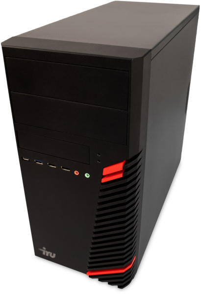 ПК IRU Home 310H6SE MT i3 12100 (3.3) 8Gb SSD512Gb UHDG 730 Free DOS GbitEth 400W черный (1994640)