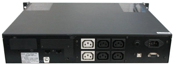 Источник бесперебойного питания Powercom King Pro RM KIN-1500AP LCD 1200Вт 1500ВА черный