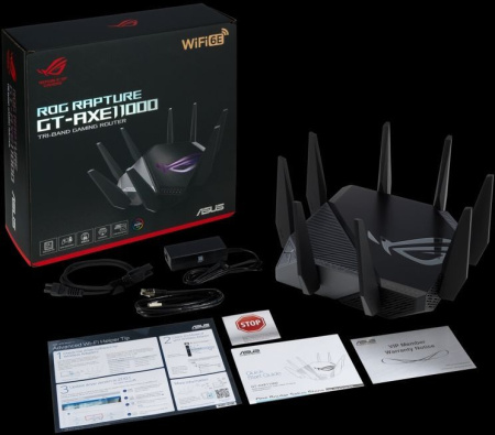 Роутер беспроводной Asus GT-AXE11000 AXE11000 100/1000/2500BASE-T черный