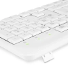 Клавиатура Оклик 305M белый USB Multimedia (1875227)