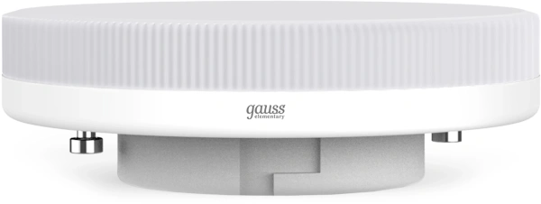Лампа светодиодная Gauss Elementary 9Вт цок.:GX53 таблетка 220B св.свеч.бел.нейт. Tablet (упак.:10шт) (83829)