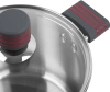 Кастрюля Rondell Stripes RDS-1280 3.4л. d=20см (с крышкой) стальной