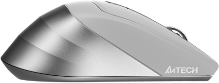 Мышь A4Tech Fstyler FB35S белый/серый оптическая 2000dpi беспров. BT/Radio USB для ноутбука 5but (FB35S USB ICY WHITE)