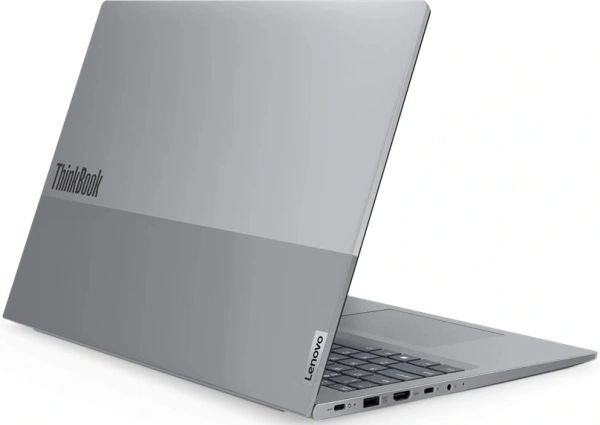 Ноутбук Lenovo Thinkbook 16 G6 IRL Core i5 13420H 16Gb SSD512Gb Intel UHD Graphics 16" IPS WUXGA (1920x1200) noOS grey WiFi BT Cam (21KH00SMEV)