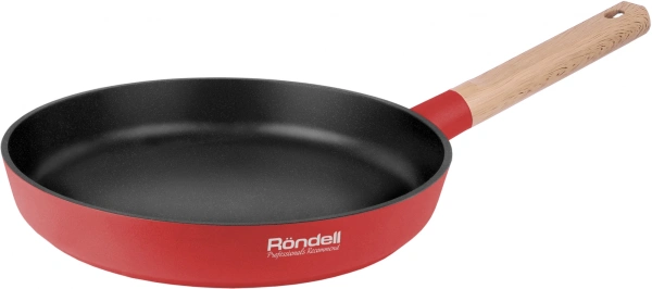 Сковорода Rondell Red Edition RDA-1005 круглая 26см покрытие: Xylan Plus ручка несъемная (без крышки) красный