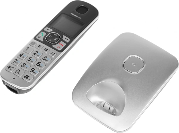 Р/Телефон Dect Panasonic KX-TGE510RUS серебристый АОН