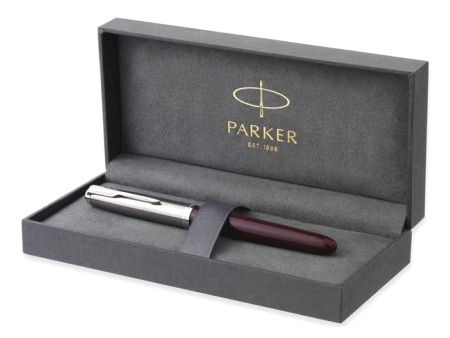 Ручка перьев. Parker 51 Core (CW2123496) Burgundy F сталь нержавеющая подар.кор.