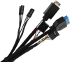 Корпус Formula Crystal Z5 TG белый без БП mATX 11x120mm 2xUSB2.0 1xUSB3.0 audio bott PSU