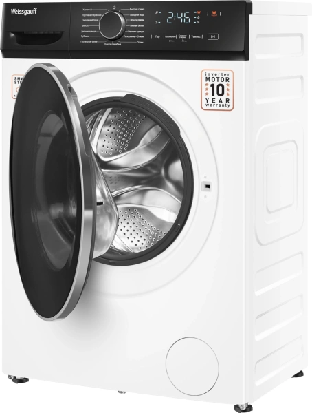 Стиральная машина Weissgauff WM 4627 Touch Inverter Steam класс: A+++ загр.фронтальная макс.:7кг белый