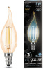 Лампа филам. Gauss Filament 5Вт цок.:E14 свеча 220B 4100K св.свеч.бел.нейт. (упак.:1шт) (104801805)