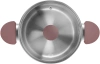 Кастрюля Rondell Bueno RDS-1588 4.8л. d=24см (с крышкой) стальной