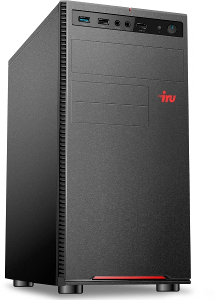 ПК IRU Home 320A5SE MT Ryzen 5 4600G (3.7) 16Gb SSD512Gb RGr Free DOS GbitEth 400W черный (2078544)