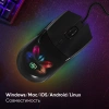 Мышь Оклик 714GM черный оптическая (3200dpi) USB (7but)