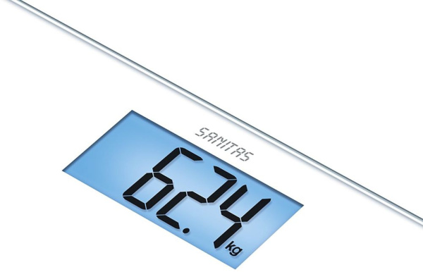 Весы напольные электронные Sanitas SGS03 макс.150кг белый