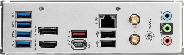 Материнская плата MSI MPG B760I EDGE WIFI Soc-1700 Intel B760 2xDDR5 mini-ITX AC`97 8ch(7.1) GbLAN+H