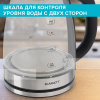 Чайник Scarlett SC-EK27G30 1.8л. 1800Вт сталь/черный (стекло/пластик)