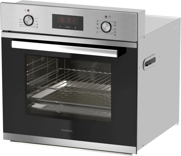 Духовой шкаф Электрический Darina 1U5 BDE 112 708 X5 нержавеющая сталь