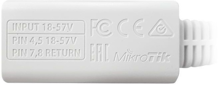 Инжектор MikroTik RBGPOE 1GE/1PoE 48V w/oPSU