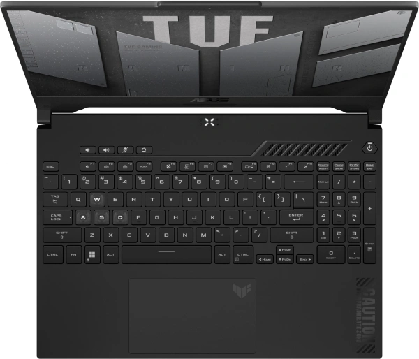 Ноутбук Asus TUF Gaming A15 FA507NVR-LP118 Ryzen 7 7435HS 32Gb SSD512Gb NVIDIA GeForce RTX4060 8Gb 15.6" IPS FHD (1920x1080) noOS grey WiFi BT Cam (90NR0JK5-M006X0)