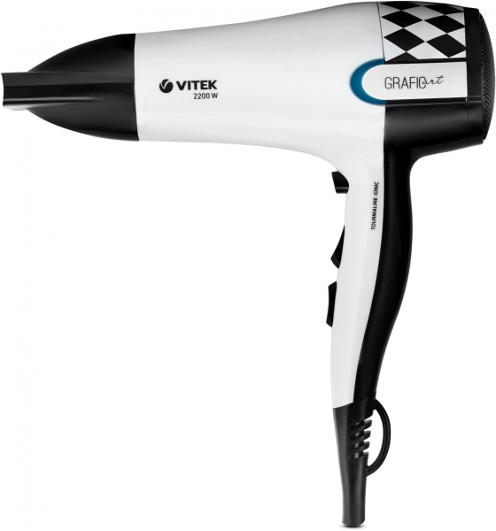 Фен Vitek VT-2299 W 2200Вт белый/черный (2299-VT-01)