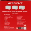 Бесшовный Mesh роутер Mercusys Halo H80X(3-pack) AX3000 10/100/1000BASE-TX белый (упак.:3шт)