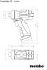 Дрель-шуруповерт Metabo PowerMaxx BS Basic аккум. патрон:быстрозажимной (кейс в комплекте) (600080500)