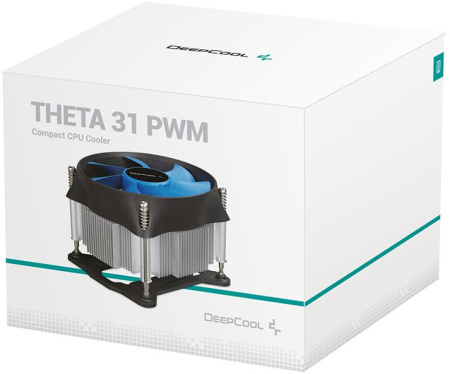 Устройство охлаждения(кулер) Deepcool Theta 31 PWM 1700 Soc-1700 4-pin 18-33dB Al+Cu 95W 450gr Ret