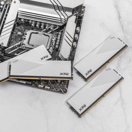 Память DDR5 2x32GB 6400MHz A-Data AX5U6400C3232G-DCLAWH XPG Lancer RTL PC5-51200 CL32 DIMM 288-pin 1.4В kit dual rank с радиатором Ret