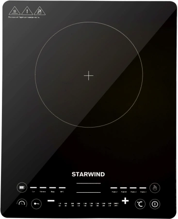 Плита Индукционная Starwind STI-1001 черный стеклокерамика (настольная)