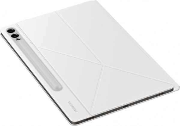 Чехол Samsung для Samsung Galaxy Tab S9+/S9 FE+/S10+ Smart Book Cover поликарбонат/полиуретан белый (EF-BX810PWEGRU)