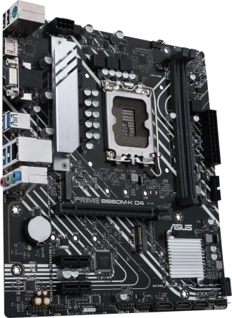 Материнская плата Asus PRIME B660M-K D4 Soc-1700 Intel B660 2xDDR4 mATX AC`97 8ch(7.1) GbLAN RAID+VGA+HDMI