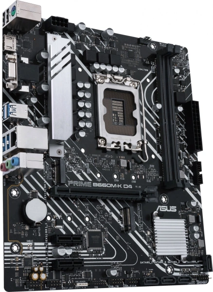 Материнская плата Asus PRIME B660M-K D4 Soc-1700 Intel B660 2xDDR4 mATX AC`97 8ch(7.1) GbLAN RAID+VGA+HDMI