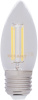 Лампа филам. Rexant 9.5Вт цок.:E27 свеча 220B 2400K св.свеч.бел.нейт. CN (упак.:10шт) (604-100)