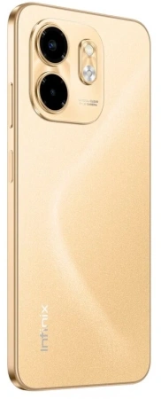 Смартфон Infinix X6532 Smart 9 128Gb 3Gb золотой моноблок 3G 4G 2Sim 6.7" 720x1600 Android 14 13Mpix 802.11 a/b/g/n/ac GPS GSM900/1800 GSM1900 TouchSc Protect FM microSD max2048Gb