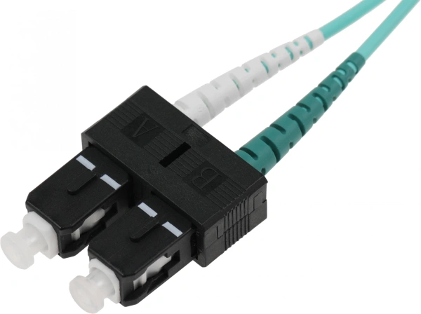 Патч-корд Corning F055702T5Z20003M 2x50/125 OM3 LC дуплекс-SC дуплекс 3м LSZH аквамарин